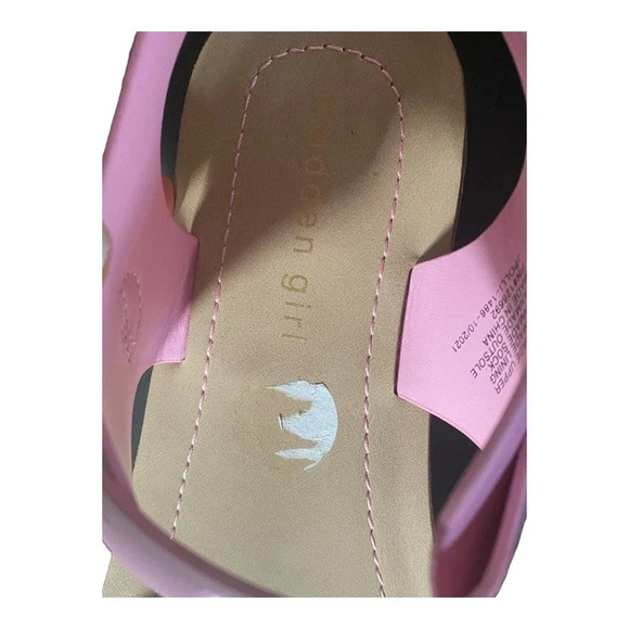 Madden Girl Womens Pink Sandals Size 5 M Casual Side Buckle Summer Open Toe - Picture 4 of 10